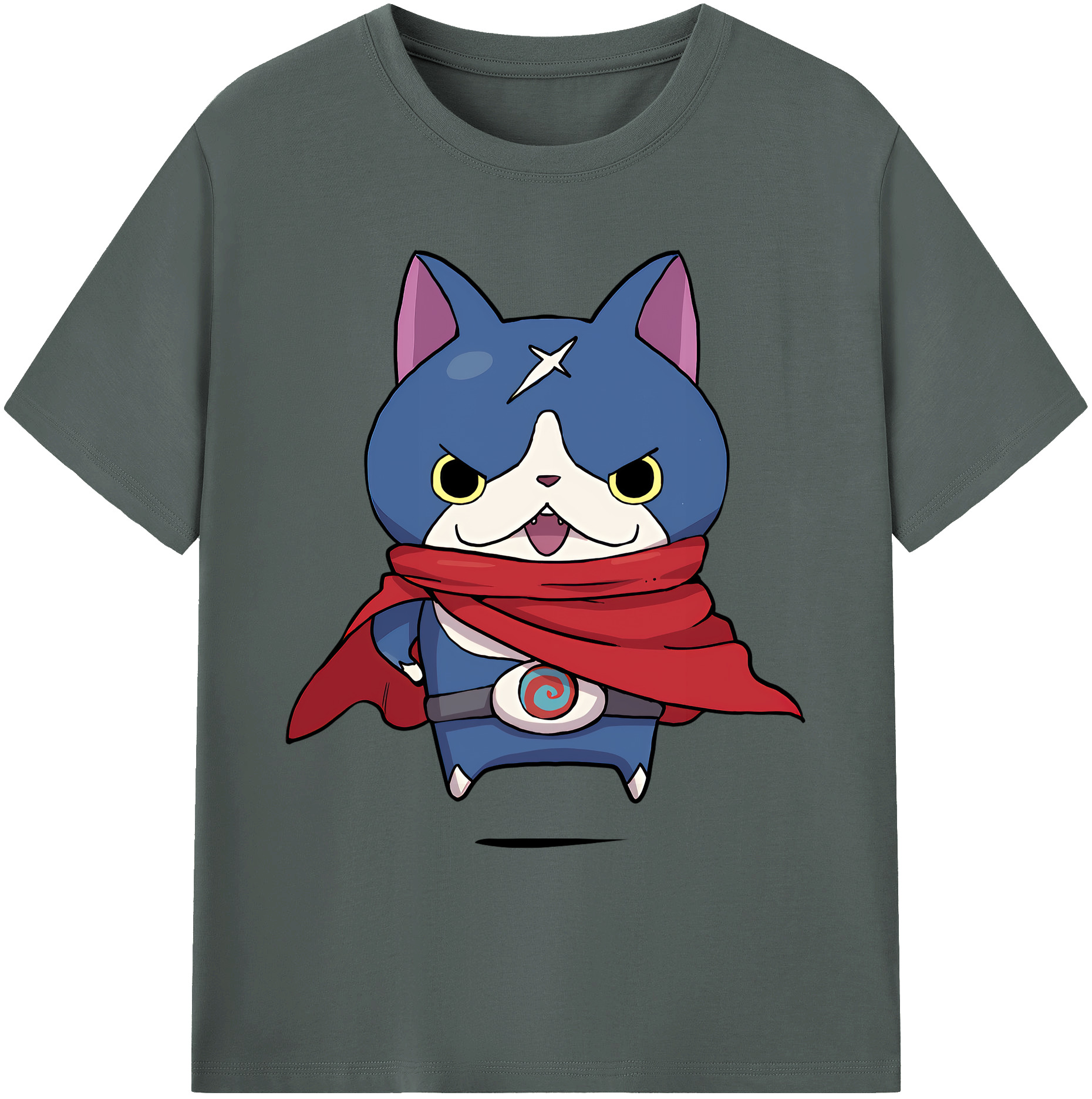 （画像用） 妖怪ウォッチ Yo-kai Watch 綿100％ メンズ半袖Tシャツ｜肌触りやわらか＆通気性